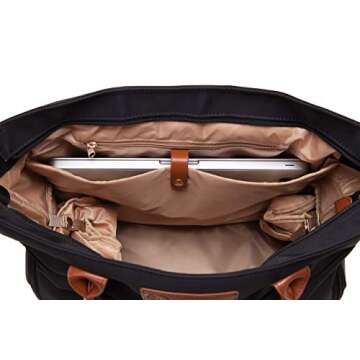 Sarah Wells Abby Bag for Breast Pumps with Leather Straps