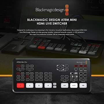 Blackmagic ATEM Mini Pro: Versatile Live Stream Switcher
