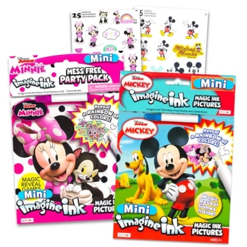 Disney Minnie & Mickey Mouse Imagine Ink Book Bundle - Mess-Free Fun!