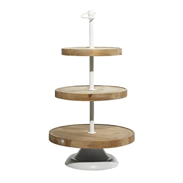 Stylish Deco 79 Farmhouse Wood Tiered Server for Any Occasion