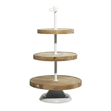 Stylish Deco 79 Farmhouse Wood Tiered Server for Any Occasion