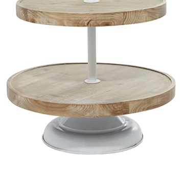 Stylish Deco 79 Farmhouse Wood Tiered Server for Any Occasion