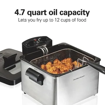 Hamilton Beach Electric Deep Fryer 4.5 Liters Capacity
