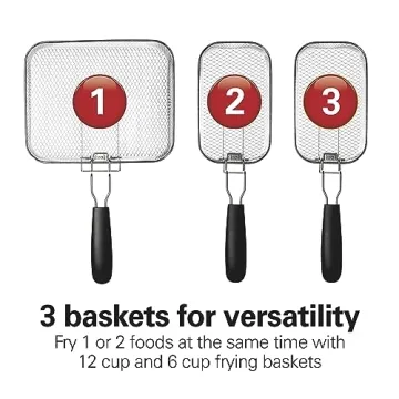 Hamilton Beach Electric Deep Fryer 4.5 Liters Capacity