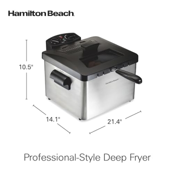 Hamilton Beach Electric Deep Fryer 4.5 Liters Capacity