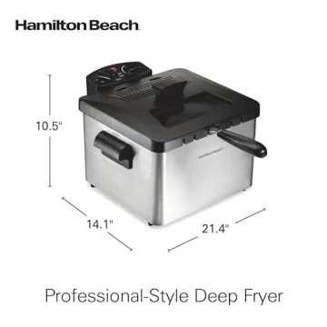 Hamilton Beach Electric Deep Fryer 4.5 Liters Capacity