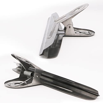 Durable Jumbo Stainless Steel Clips 12 Inch 2 Pack