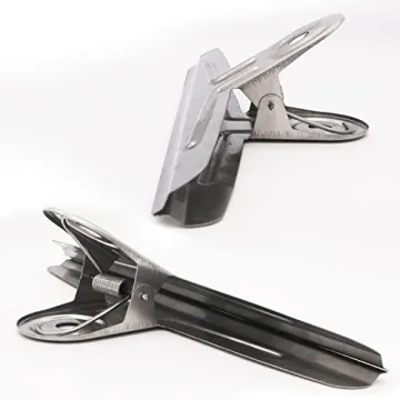 Durable Jumbo Stainless Steel Clips 12 Inch 2 Pack