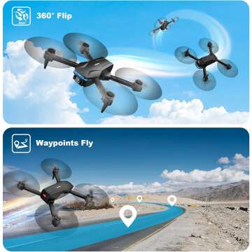 1080P HD Foldable Drone with Voice Control