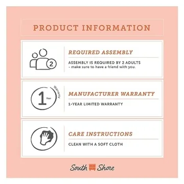 South Shore Maliza Gold Glass Bar Cart - Stylish Functional