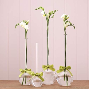 Two's Company Sleek Chic Set of 4 Bubbles Vases - Elegant Decor