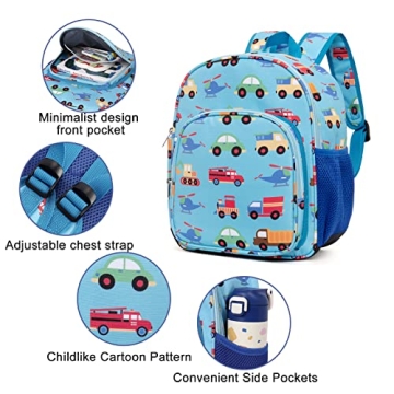 Durable Toddler Backpack for Kids with Fun Designs