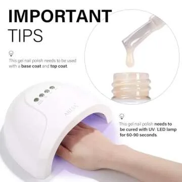 AILLSA Off White Gel Polish for Elegant Nail Art