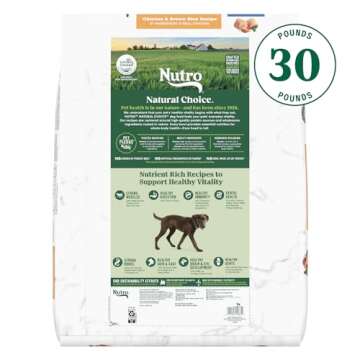 Nutro Natural Choice Large Breed Puppy Dry Dog Food, Chicken and Brown Rice Recipe, 30 lbs.