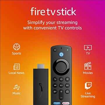 Fire TV Stick - Certified Refurbished with Alexa Remote