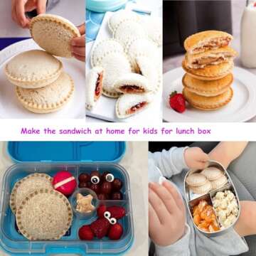BOSIDETOOL Sandwich Cutter for Crustless Kid-Friendly Lunches
