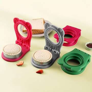 BOSIDETOOL Sandwich Cutter for Crustless Kid-Friendly Lunches