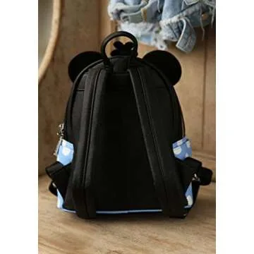 Loungefly Women's Backpack, Minnie Mouse Retro Polka Dot, Medium