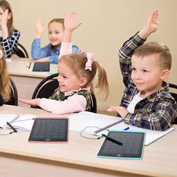 ABC Learning for Toddlers, Montessori Alphabet Number Tracing Toys, Handwriting Practice for Preschool 4 5 6 Years Old Kids, LCD Writing Tablet, Letter Tools Educational Learning Toys