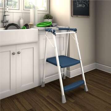 COSCO 2-Step Kitchen Stepper™ Adult Folding Step Stool for All Ages