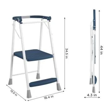 COSCO 2-Step Kitchen Stepper - Safe & Easy Folding Stool