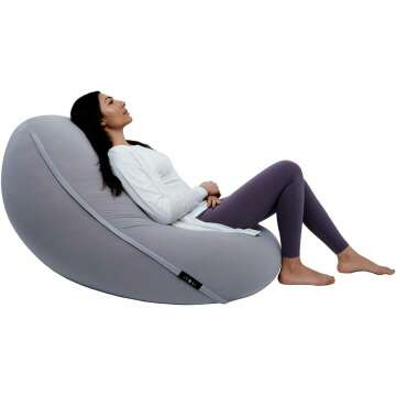 Moon Pod Beanbag Chair for Stress Relief & Comfort