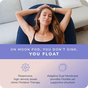Moon Pod Beanbag Chair for Stress Relief & Comfort