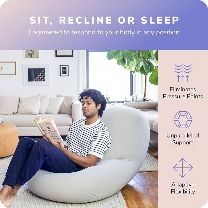 Moon Pod Beanbag Chair for Stress Relief & Comfort