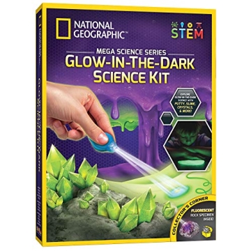 NATIONAL GEOGRAPHIC Mega Science Kit Glow Lab Crystal Growing