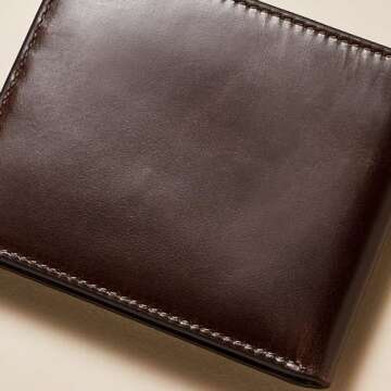 Fossil Men's Derrick Bifold RFID Blocking Leather Wallet