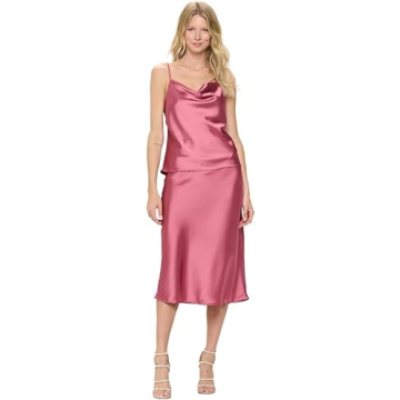 Elegant Women's Satin Midi Skirt for Every Occasion