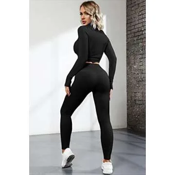 Stylish QINSEN 2 Piece Workout Set for Ultimate Comfort