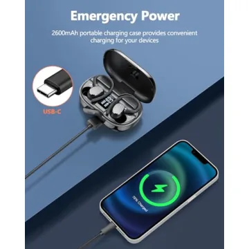 Bluetooth 5.3 Earbuds - 128H Playtime and IP7 Waterproof