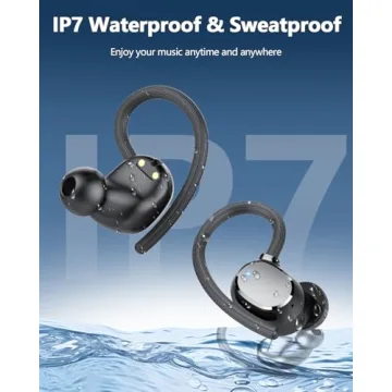 Bluetooth 5.3 Earbuds - 128H Playtime and IP7 Waterproof