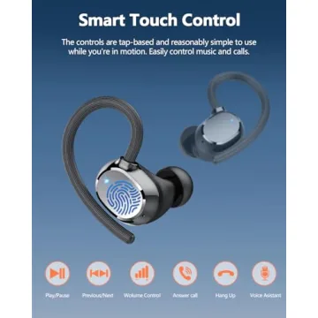 Bluetooth 5.3 Earbuds - 128H Playtime and IP7 Waterproof