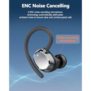 Bluetooth 5.3 Earbuds - 128H Playtime and IP7 Waterproof