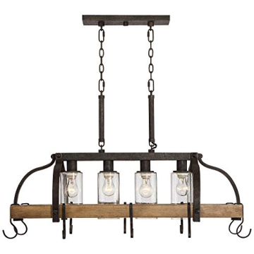 Franklin Iron Works Eldrige Chandelier with Pot Rack
