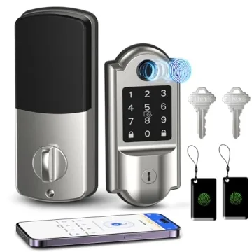 Smart Lock: 7-in-1 Keyless Entry Lock with WiFi & Fingerprint
