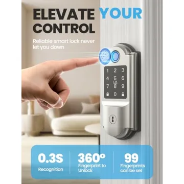 Smart Lock: Keyless Entry with WiFi & Fingerprint Security