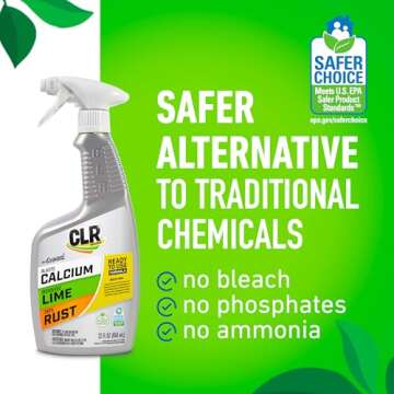 CLR Brands® Automotive Calcium, Lime & Rust Remover Spray, Cleaning Spray for Multiple Surfaces, EPA Safer Choice Certified, Ammonia, Phosphate and Bleach Free Cleaner, 22 oz
