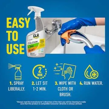 CLR Brands® Automotive Calcium, Lime & Rust Remover Spray, Cleaning Spray for Multiple Surfaces, EPA Safer Choice Certified, Ammonia, Phosphate and Bleach Free Cleaner, 22 oz