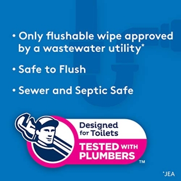 Cottonelle Flushable Wipes - Soft and Septic Safe