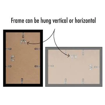 Americanflat 8x12 Picture Frame Set - Versatile and Stylish