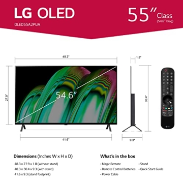 LG A2 Series 55-Inch Class OLED Smart TV Enhancing Home Entertainment