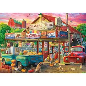 Buffalo Games - Country Store 500 Piece Jigsaw Puzzle - Fun Family Activity