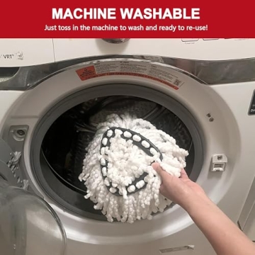 4 Pack Microfiber Mop Heads for Ocedar Spin Mop System