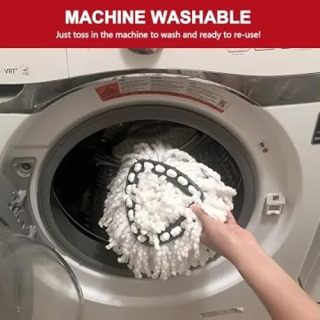 4 Pack Microfiber Mop Heads for Ocedar Spin Mop System