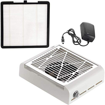 Miss Sweet Electric Nail Dust Collector for Manicure White