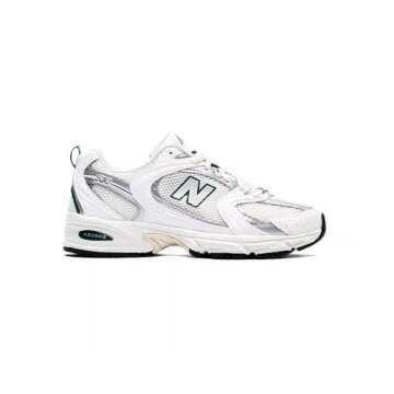 New Balance Women's 530 Sneakers, White/White, 6 Medium US