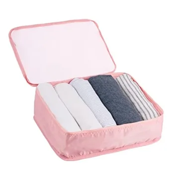 Adwaita 6 Set Pink Packing Cubes for Organized Travel